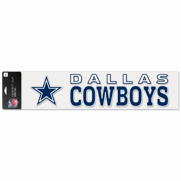 NFL Perfect Cut XXL Aufkleber 10x40cm Dallas Cowboys