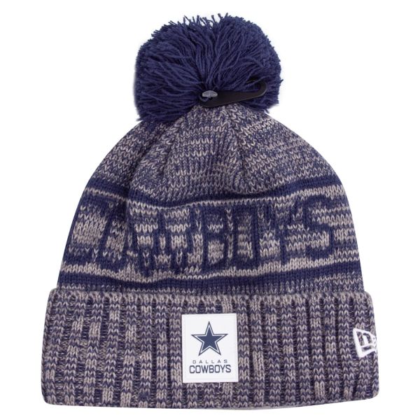 New Era Bobble Winter Beanie SIDELINE Dallas Cowboys