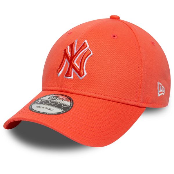 New Era 9Forty Strapback Cap OUTLINE New York Yankees orange