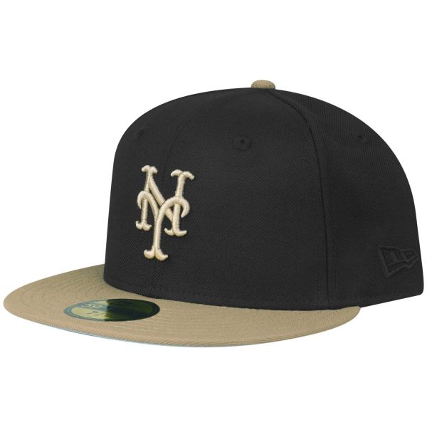 New Era 59Fifty Cap - New York Mets schwarz / khaki