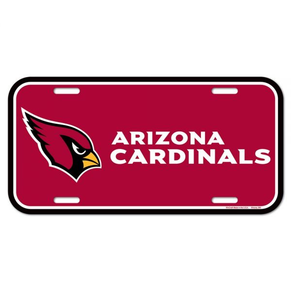 Wincraft NFL License Plate Sign - Arizona Cardinals