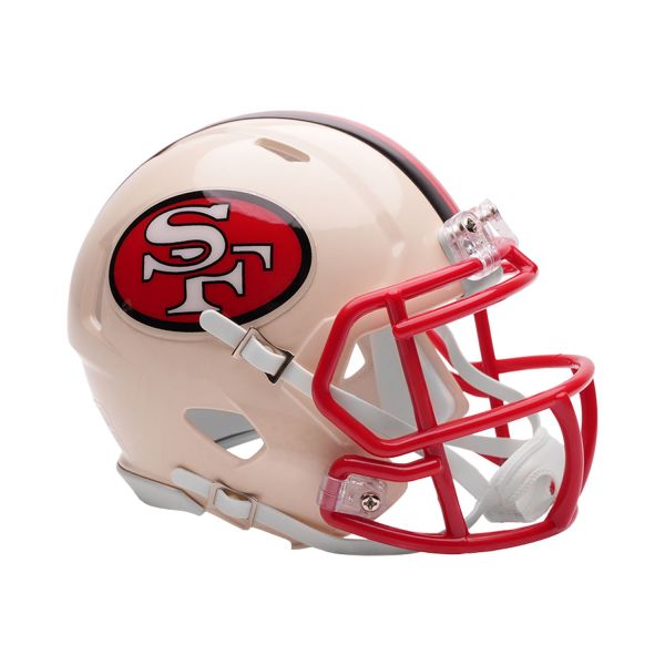 Riddell Speed Mini Football Helm RETRO San Francisco 49ers