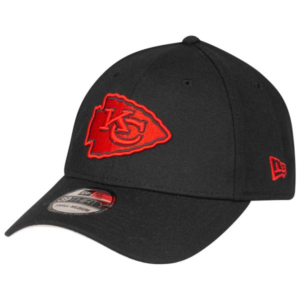 New Era 39Thirty Stretch Cap - Kansas City Chiefs noir rouge