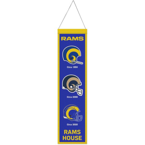 Los Angeles Rams EVOLUTION NFL Wool Banner 80x20cm