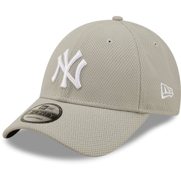 New Era 9Forty Cap - DIAMOND New York Yankees grau