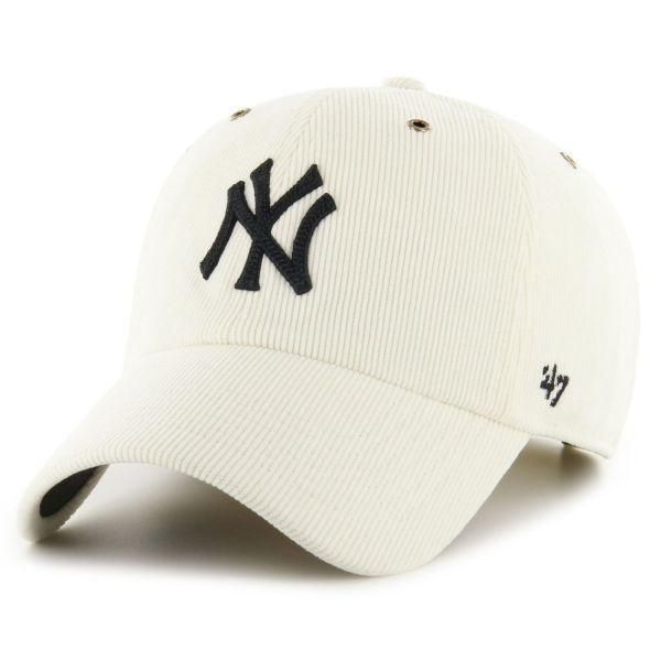 47 Brand Thin Cord Cap CLEAN UP New York Yankees sand