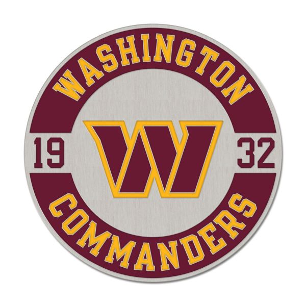 NFL Universal Bijoux Caps PIN Washington Commanders EST