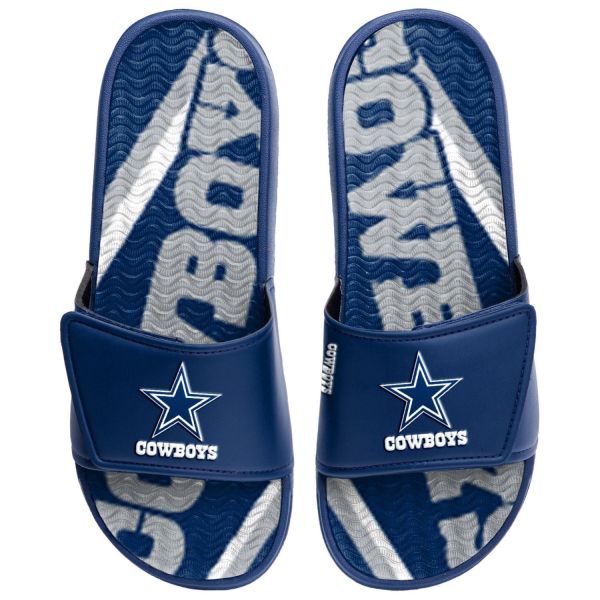 Dallas Cowboys NFL GEL Sport Shower Sandal Slides