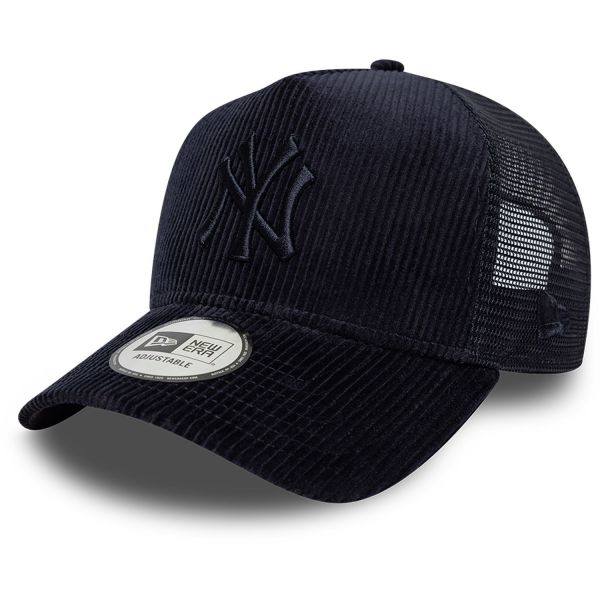 New Era A-Frame Trucker Cap - CORD New York Yankees navy