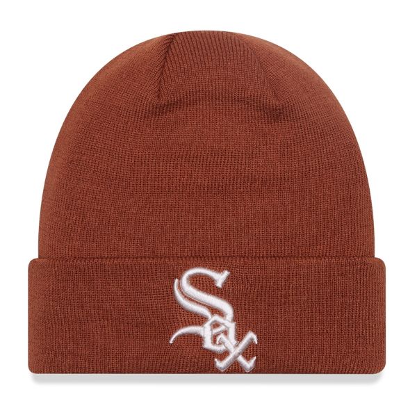 New Era Bonnet d'hiver- Chicago White Sox brun