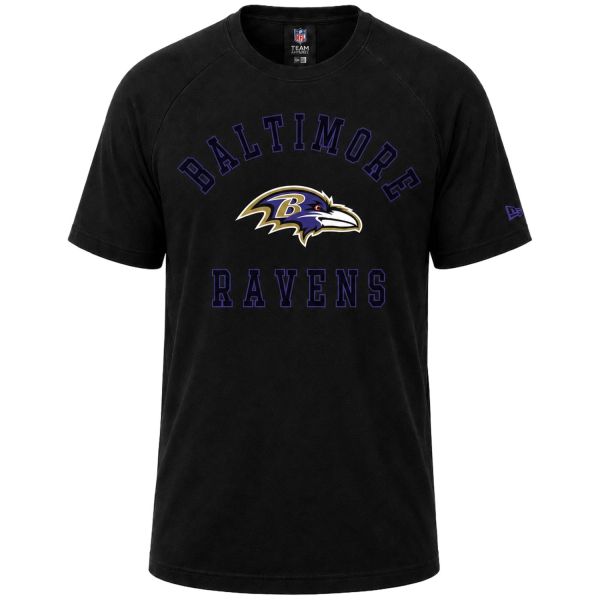 New Era Long Shirt - NFL Baltimore Ravens schwarz