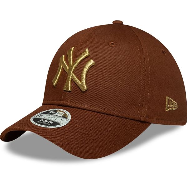 New Era 9Forty Womens Cap - METALLIC New York Yankees brown