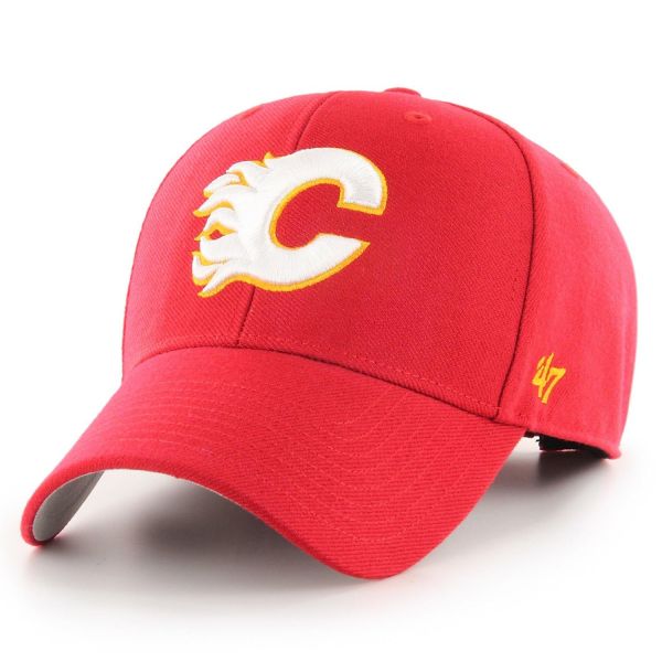 47 Brand Relaxed Fit Cap - MVP VINTAGE Calgary Flames rouge