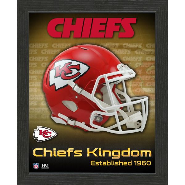 Kansas City Chiefs NFL Helmet Frame Photo Frame 28x23cm