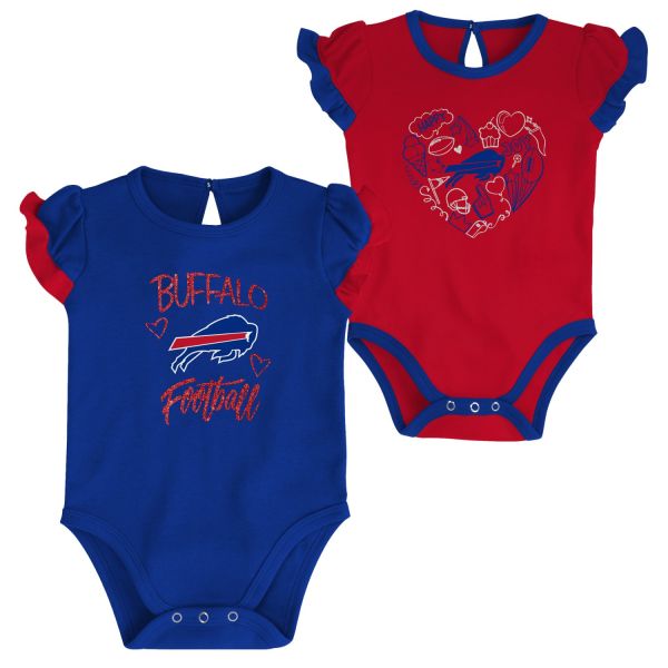 NFL Girls Infant 2pcs Bodysuit-Set Buffalo Bills