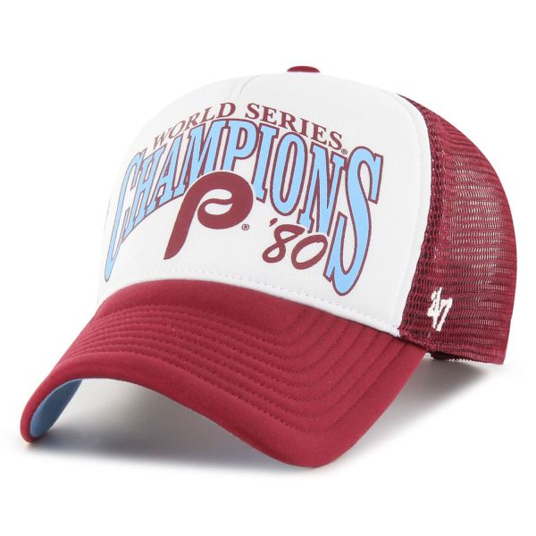 47 Brand Mesh Trucker Cap - FOAM CHAMP Philadelphia Phillies