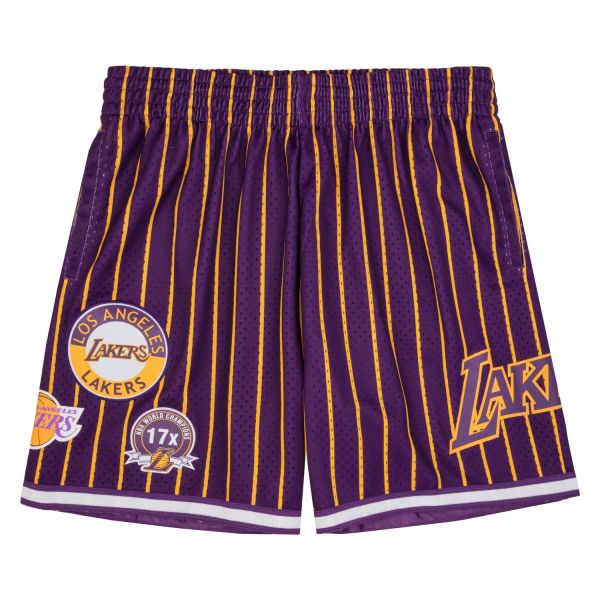 M&N Los Angeles Lakers City Collection Basketball Shorts