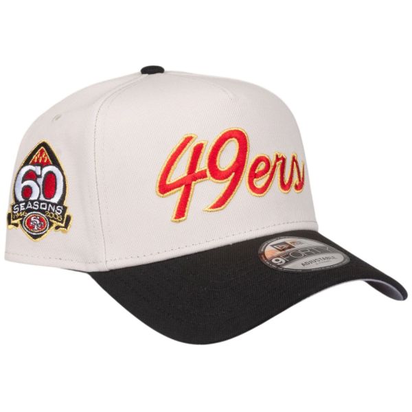 New Era 9Forty A-Frame Cap - SCRIPT San Francisco 49ers