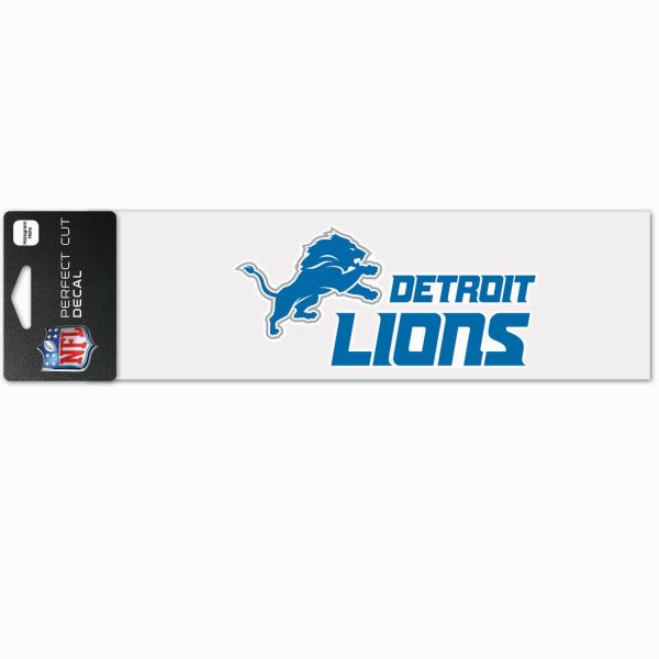 NFL Perfect Cut Aufkleber 8x25cm Detroit Lions