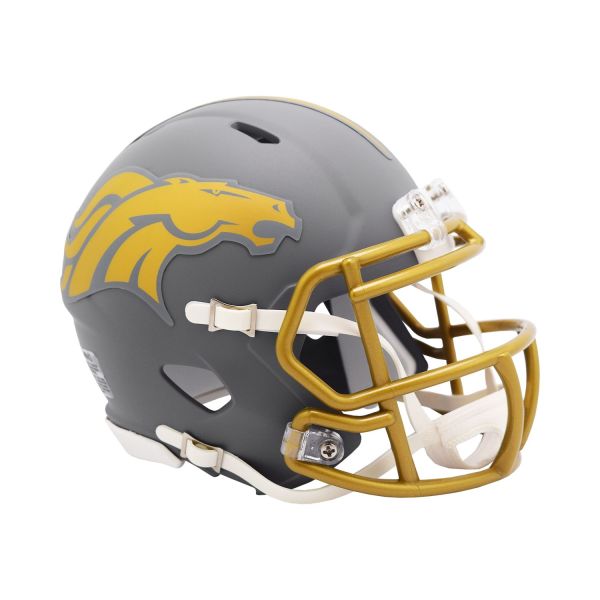 Riddell Speed Mini Football Helmet SLATE Denver Broncos