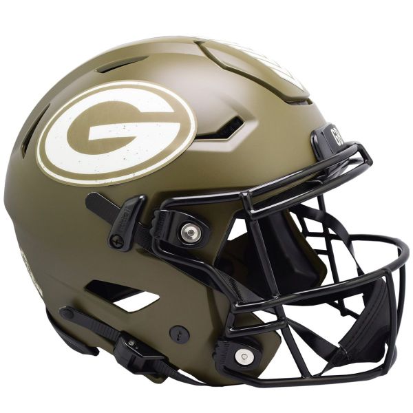 Riddell Authentic SpeedFlex Helm SALUTE Green Bay Packers