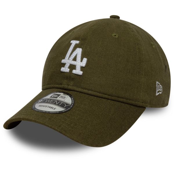 New Era 9Twenty Casual Cap - LINEN Los Angeles Dodgers olive