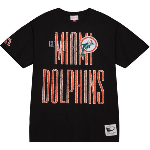 Mitchell & Ness Shirt - TEAM ORIGINS Miami Dolphins