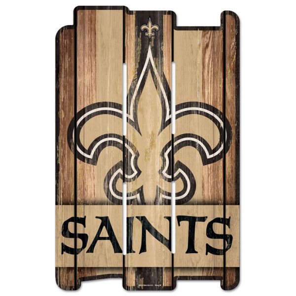 Wincraft PLANK Holzschild Wood Sign - NFL New Orleans Saints