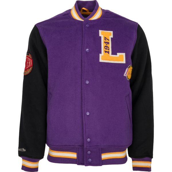 M&N Legacy Varsity Wool Jacket - NBA Los Angeles Lakers