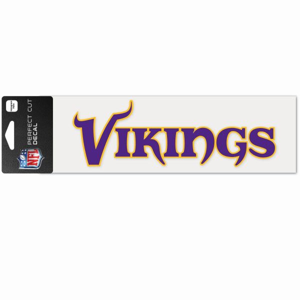 NFL Perfect Cut Aufkleber 8x25cm Minnesota Vikings