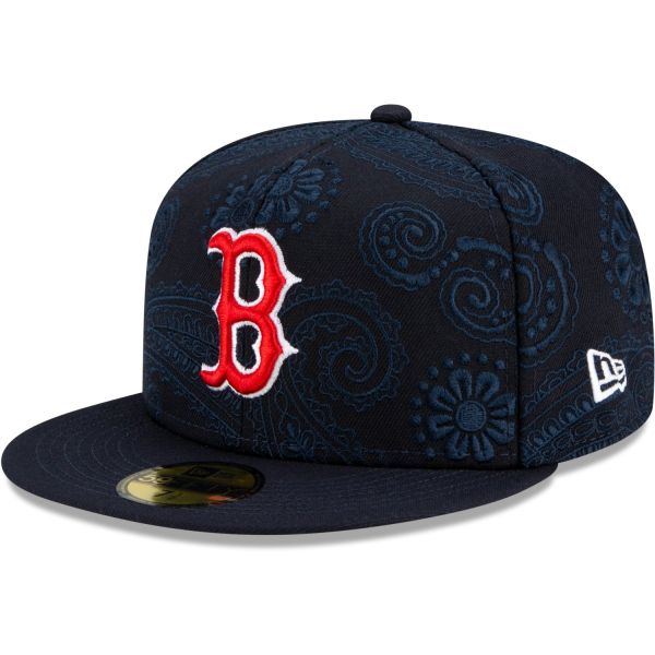 New Era 59Fifty Fitted Cap - SWIRL PAISLEY Boston Red Sox