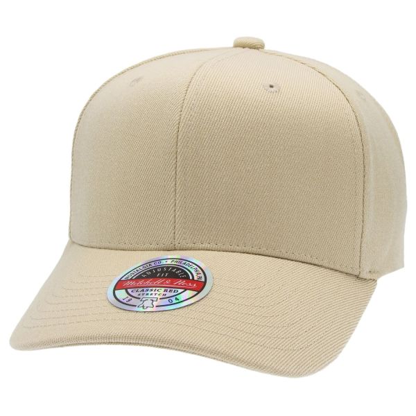 M&N Stretch Snapback Classic Red Stretch-Fit Cap sand beige