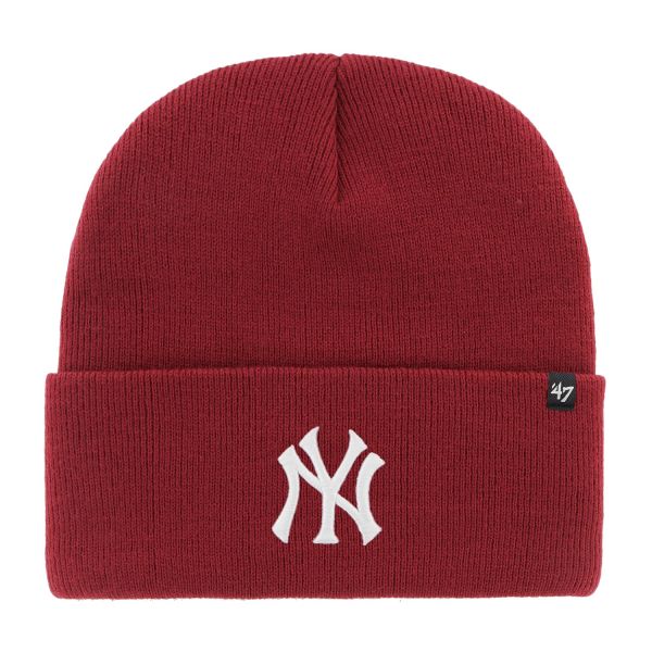 47 Brand Knit Beanie - HAYMAKER New York Yankees razor red