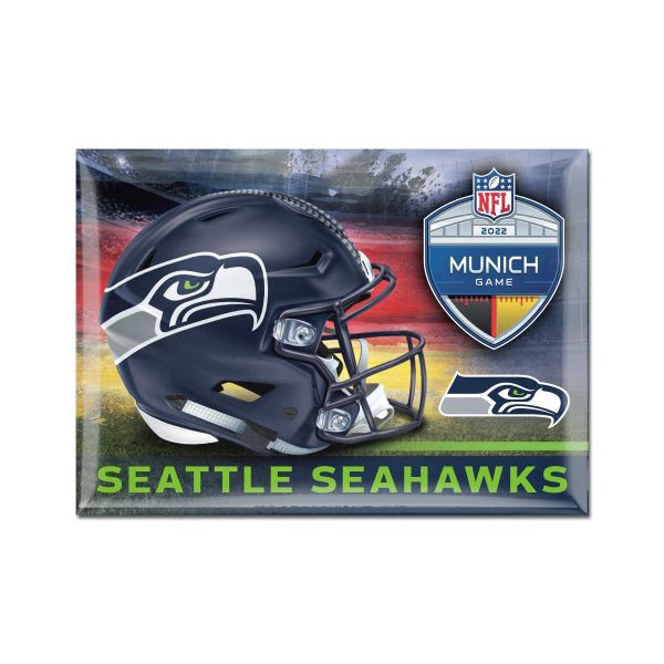 NFL Munich Game Kühlschrank-Magnet Seattle Seahawks
