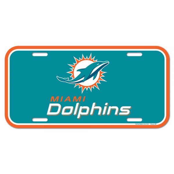 Wincraft NFL License Plate Sign - Miami Dolphins