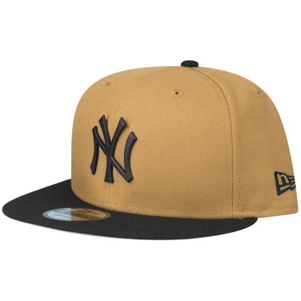New Era Snapback Cap - METAL BADGE New York Yankees panama