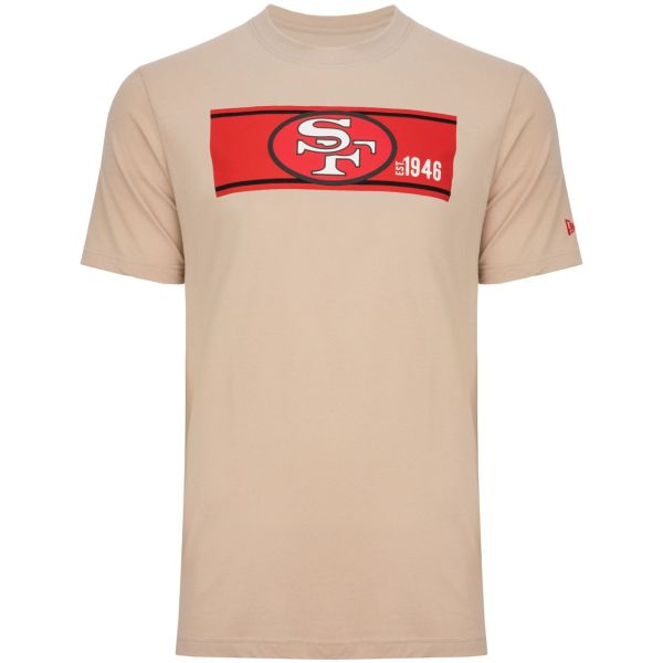 New Era Shirt - NFL SIDELINE San Francisco 49ers stone