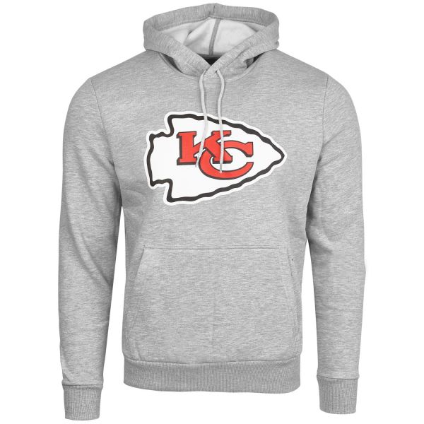 New Era Fleece Hoody - NFL Kansas City Chiefs grau