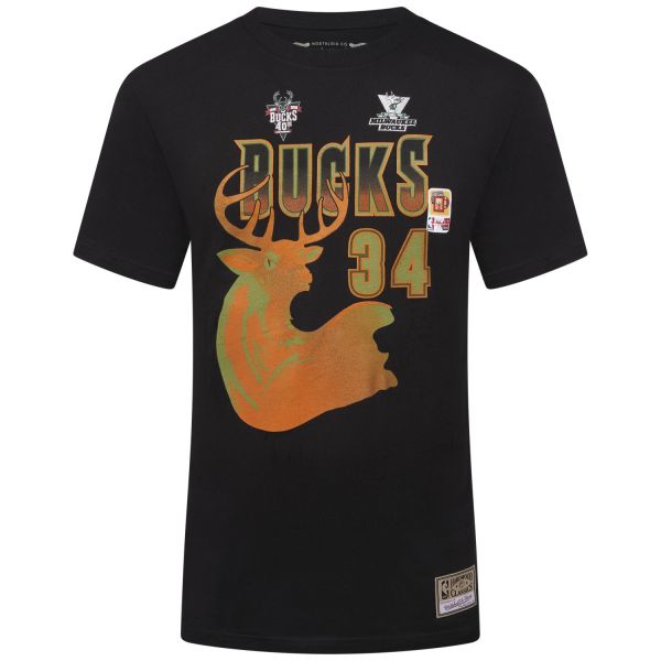 M&N Shirt - FLIGHT Milwaukee Bucks Ray Allen