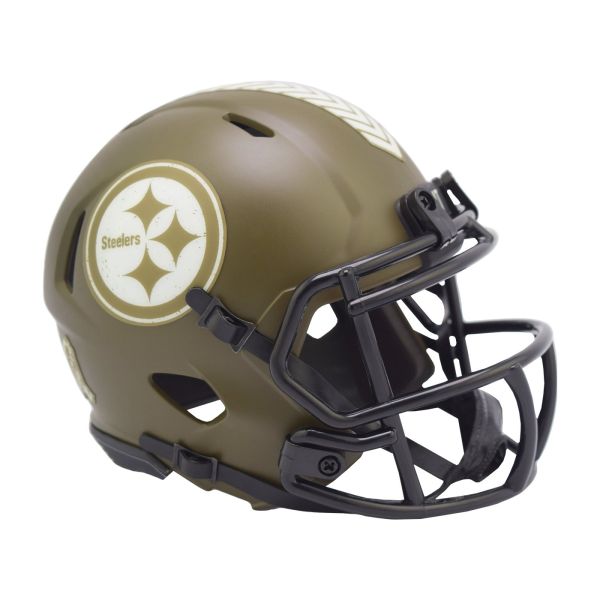 Riddell Speed Mini Football Helmet SALUTE Steelers