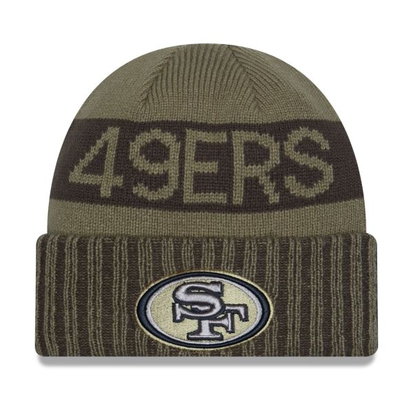 New Era Knit Beanie - SALUTE TO SERVICE San Francisco 49ers