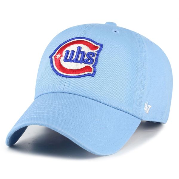 47 Brand Strapback Cap - CLEAN UP Chicago Cubs columbia