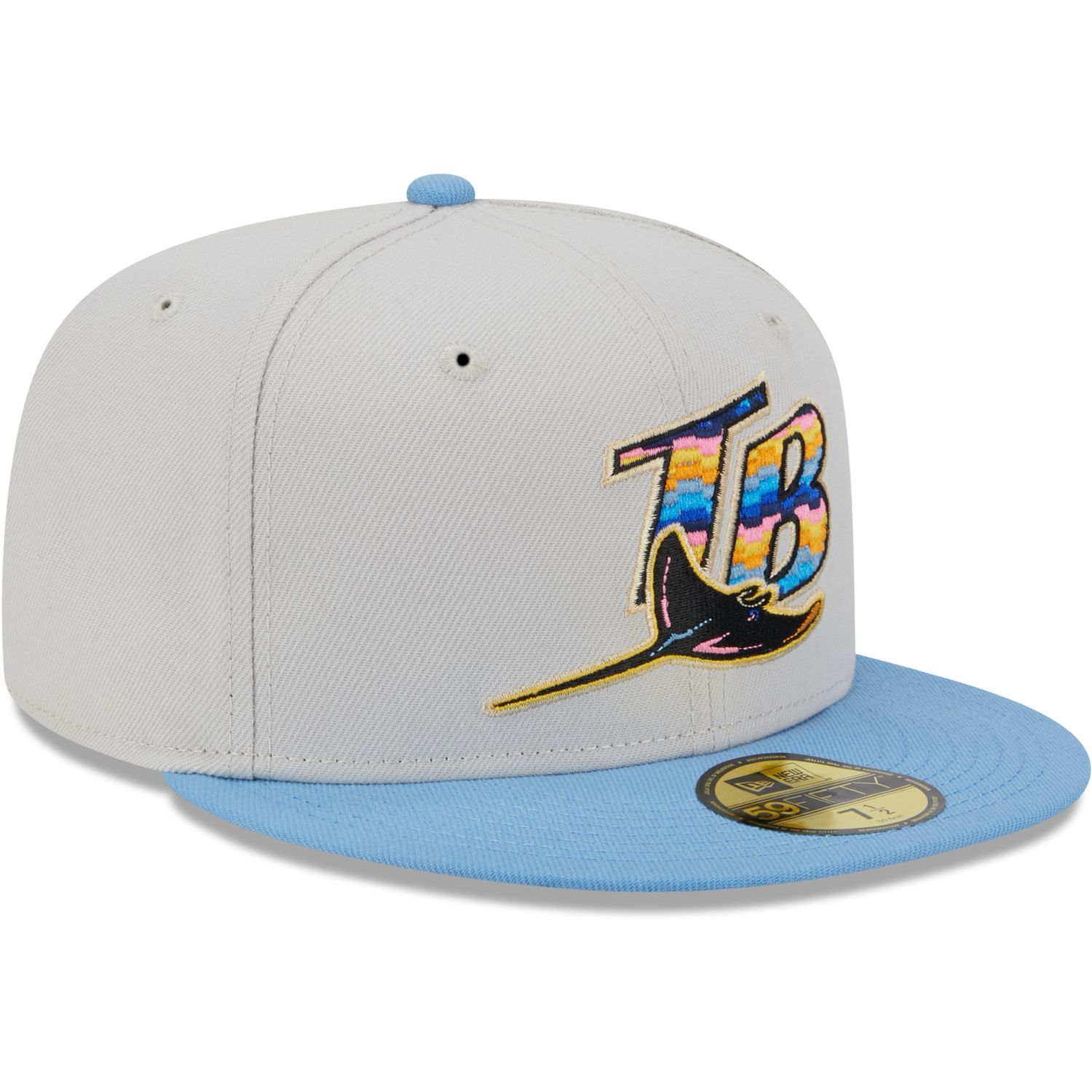 New Era 59Fifty Fitted Cap BEACHFRONT Tampa Bay Rays Fitted Caps