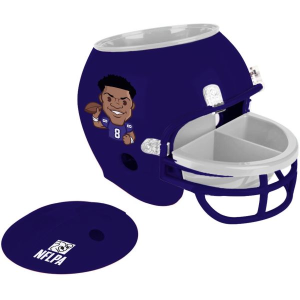 Lamar Jackson NFLPA American Football Snack Helmet