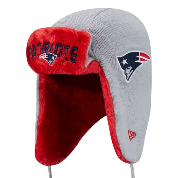 New Era Wintermütze FESTIVE TRAPPER - New England Patriots