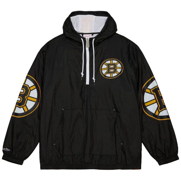 M&N Windbreaker Anorak Jacket - ORIGINS Boston Bruins