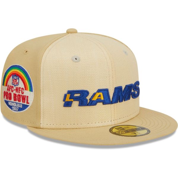 New Era 59Fifty Fitted Cap - RAFFIA Los Angeles Rams
