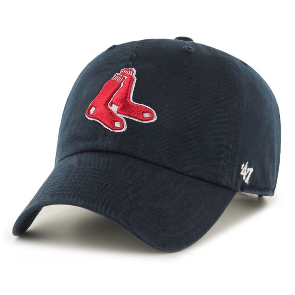 47 Brand Adjustable Cap - CLEAN UP Boston Red Sox navy