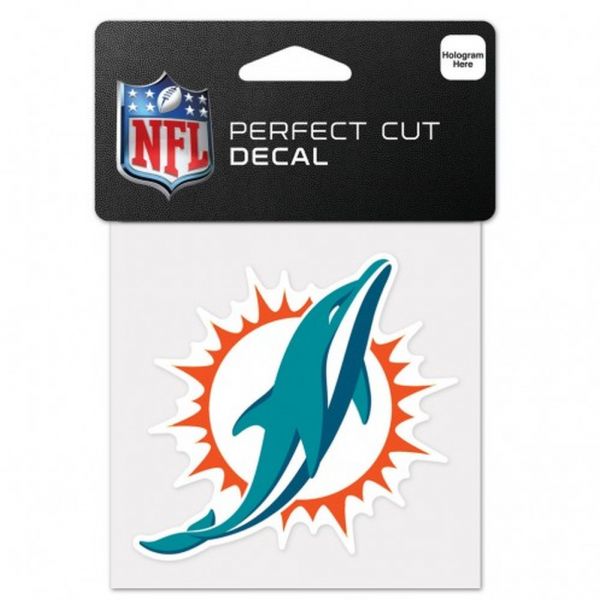 Wincraft Aufkleber 10x10cm - NFL Miami Dolphins