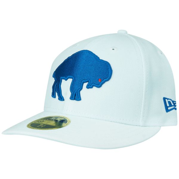 New Era 59Fifty Low Profile Cap - RETRO Buffalo Bills white